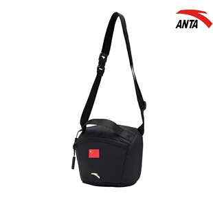 安踏赞助国家队运动腰包国旗款男女同款单肩包小挎包胸包