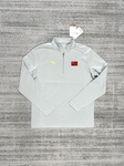 ANTA/安踏赞助新款中国代表团国家队长袖运动T恤衫套头国服桑麻灰