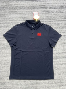 李宁赞助中国代表团国家队短袖T恤POLO衫商务短袖运动员POLO国服