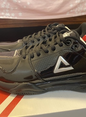 匹克赞助WCBA裁判鞋赛季漆皮篮球裁判鞋赞助款低帮耐磨