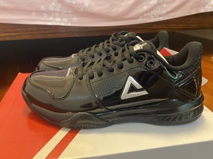 匹克赞助WCBA裁判鞋赛季漆皮篮球裁判鞋赞助款低帮耐磨