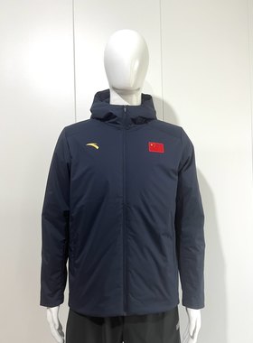 安踏赞助2024中国代表团国家队棉服冬季轻薄棉外套防风保暖国服