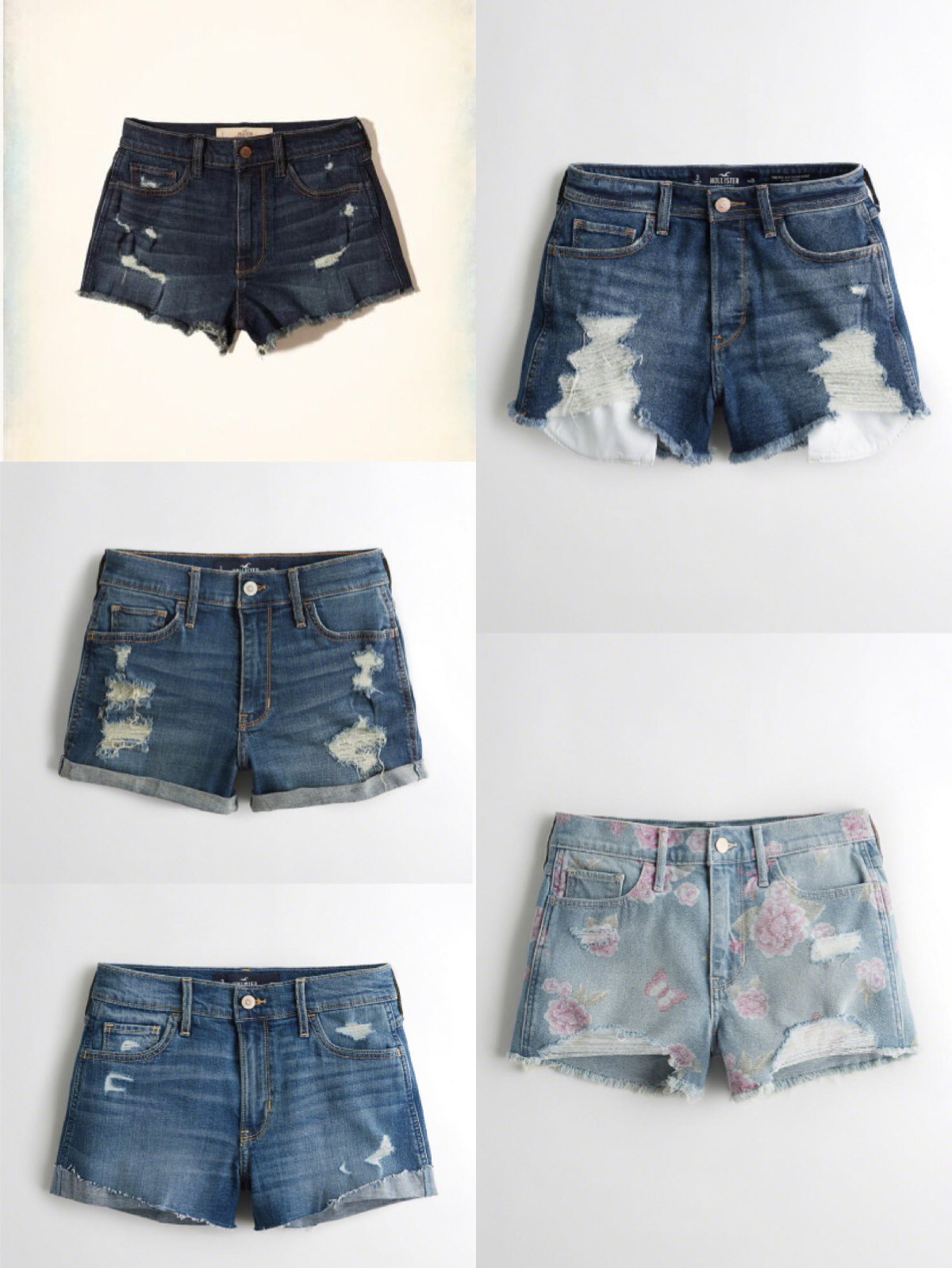 Shanghai goods in stock U.S.A Hollister summer Female models classic Paige hole Self cultivation cowboy shortsin the Women's clothing/Boutique , Jeans  category - from Buy2taobao.com to provide professional Taobao agent buy service