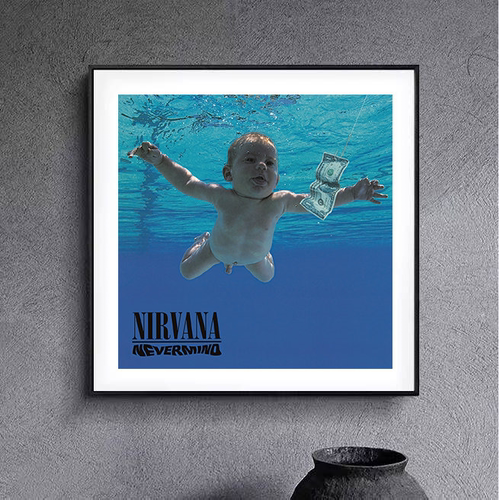 高级感复古Nirvana涅槃周边装饰画乐队挂画卧室客厅摇滚海报摆画