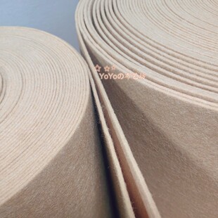 饰无纺布作品展示毛毡板米驼色3mm2mm 浅杏色毛毡布环创背景装