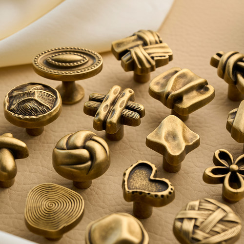 屿铜法式黄铜拉手抽屉橱柜衣柜门