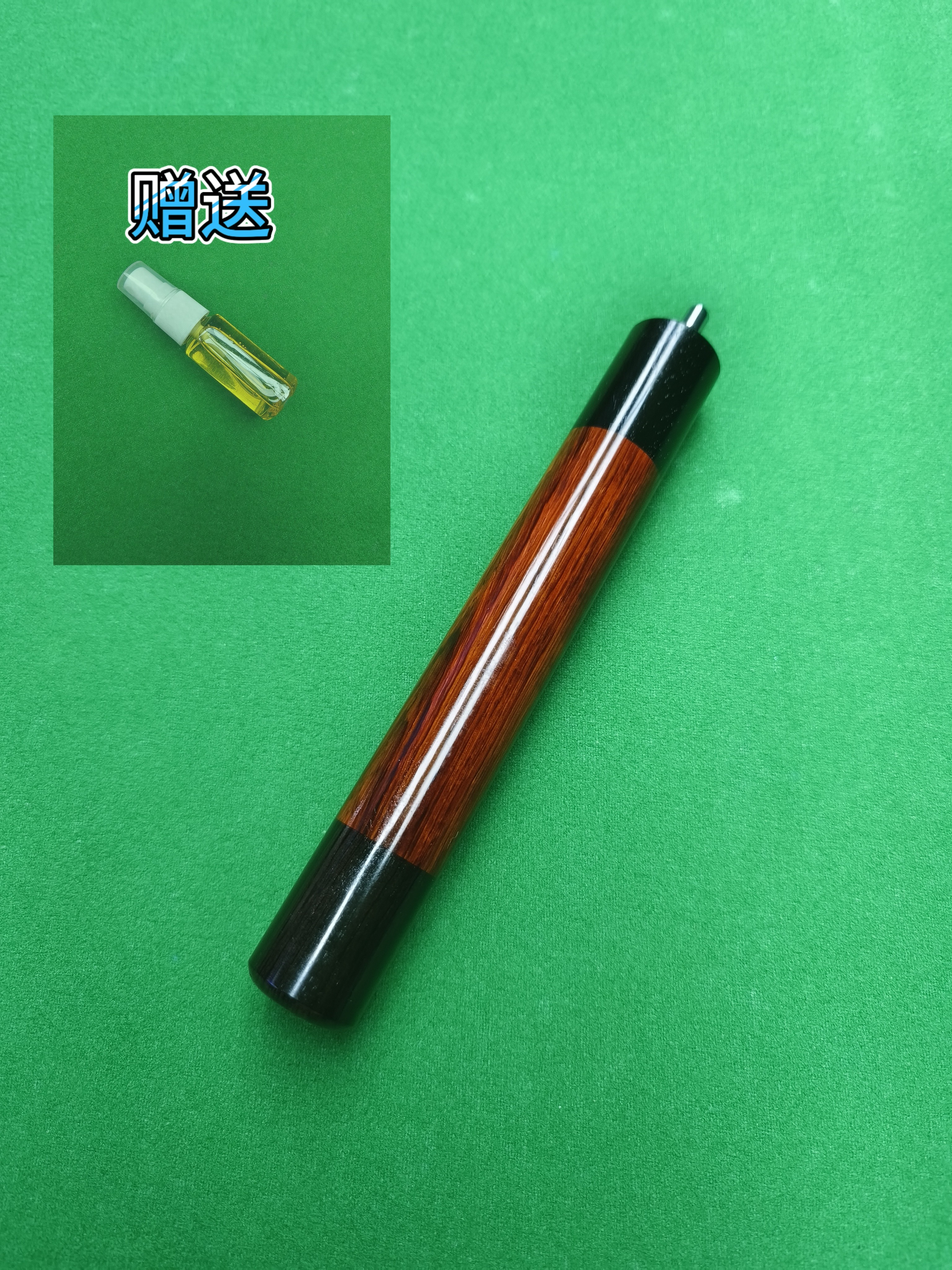 台球杆实木加长把老野豹圆柱接牙