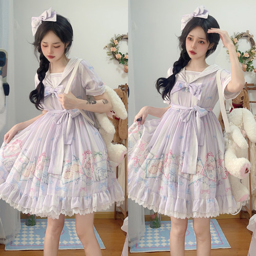 星海之梦新款洛丽塔夏日常OP短裙