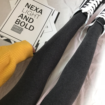 翻滚吧糖糖 | 暖暖保温瓶 1800D 细条纹显瘦加绒保暖连裤袜踩脚裤