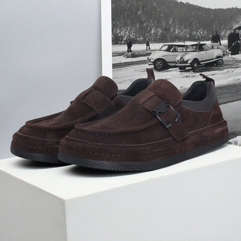 男士勃肯鞋25秋季新款头层磨砂反绒牛皮时尚单鞋轻奢小众休闲潮鞋,流行男鞋,软木鞋/勃肯鞋,淘宝优惠券,粉丝福利购,淘宝优惠卷
