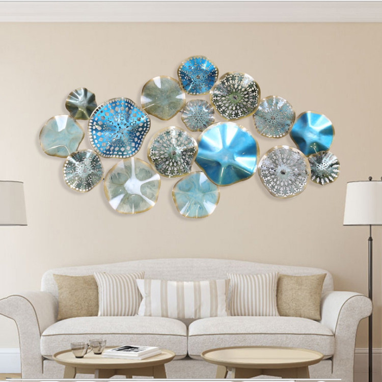 New products American style Home Decor Wall hanging Iron art Lotus a living room Restaurant Background wall originality Wall decoration a decorationin the Home accessories , Mural  category - from Buy2taobao.com to provide professional Taobao agent buy service