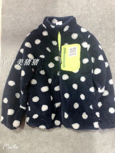 日本订单breeze 男女童防静电高品质珊瑚绒保暖休闲外套