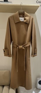 SHIXI石茜女2025年冬装 X1GAE411A433通勤羊毛羊绒大衣 专柜正品