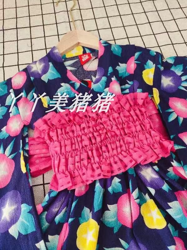日本babydoll甚平服女童连衣裙，温泉裙 拍照特色