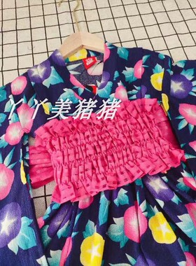 日本babydoll甚平服女童连衣裙，温泉裙 拍照特色