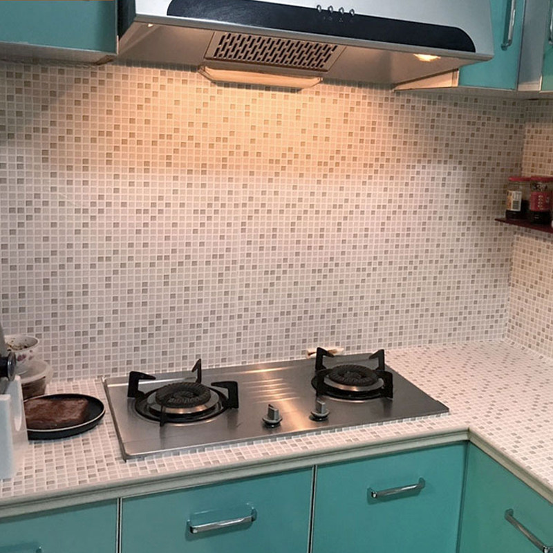 厨房防油贴纸防水墙纸灶台耐高温贴膜卫生间浴室自粘专用墙贴壁纸,家居饰品,软装墙贴,淘宝优惠券,粉丝福利购,淘宝优惠卷