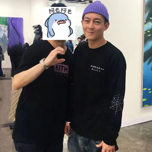 80-初秋陈冠希同款长袖打底T恤卫衣毛圈