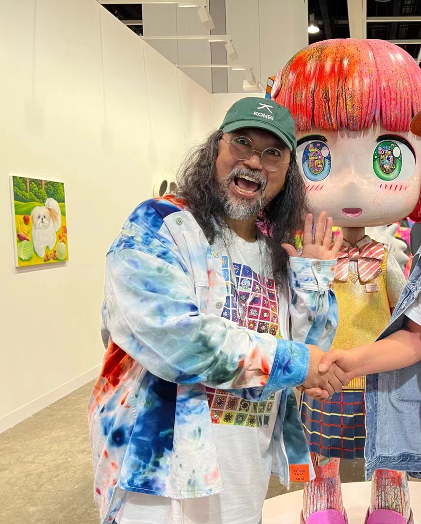 142pangaia xtakashi村上隆男女太阳花笑脸短袖t恤tonari_no_zing