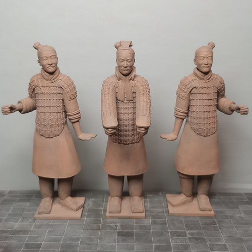 御手俑 车士俑 西安秦始皇兵马俑摆件 秦俑手办模型 仿陶俑工艺品