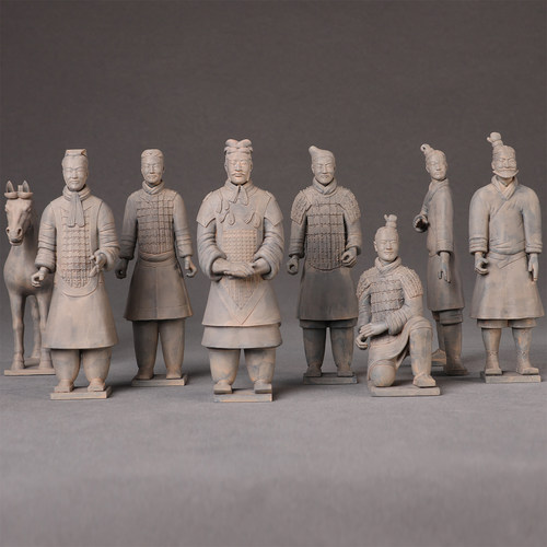 3D打印兵马俑摆件秦俑手办