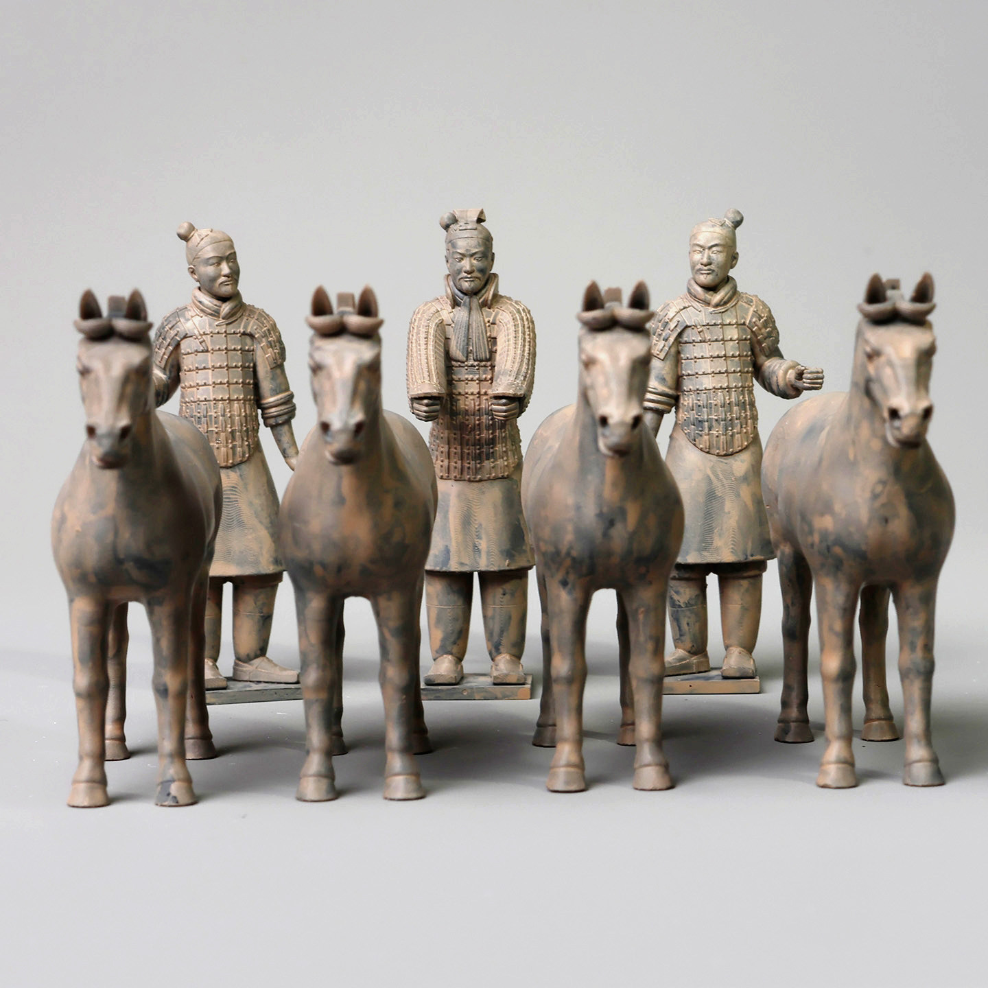 秦代陶马兵马俑手办旅游纪念品