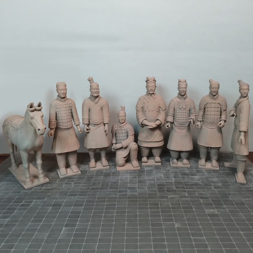 3D打印兵马俑摆件秦俑手办