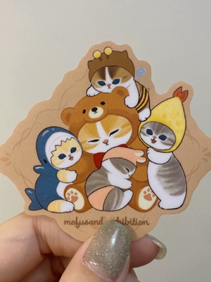 防水牢固贴纸mofusand