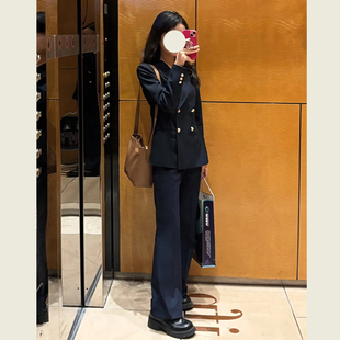 面试西装套装女士春秋穿搭职场大学生高级感职业穿搭正装西服外套