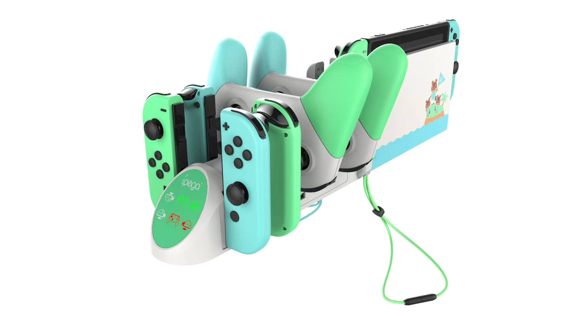 새로운 기능 스위치 핸들 홀더 충전기 JOY-CON 소형 핸들 충전기 PRO 게임 핸들 플러그인 베이스