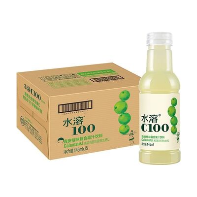农夫山泉柠檬445ml*15瓶水溶C100