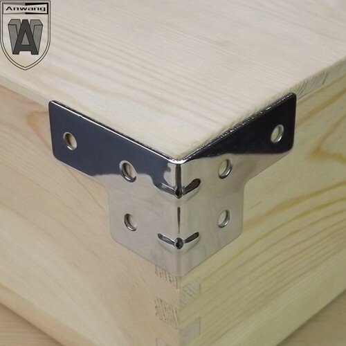五金直角护边铝箱004-1连接件