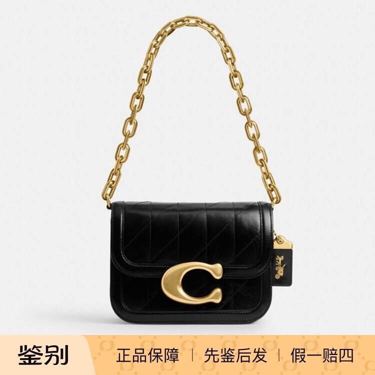 澳门专柜正品 COACH/蔻驰新款女包绗缝IDOL手袋 CAM12