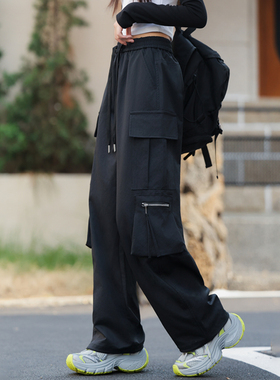 女大童春秋款工装裤骄骄虎2024新款初中生青少年大女孩休闲裤6339