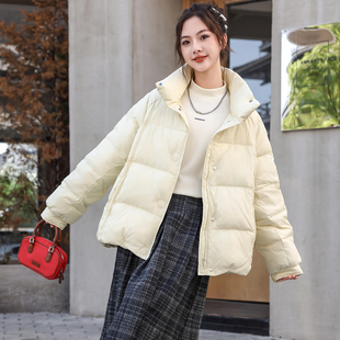 女童羽绒服新国标90白鸭绒骄骄虎2025冬季新款初中生加厚外套906