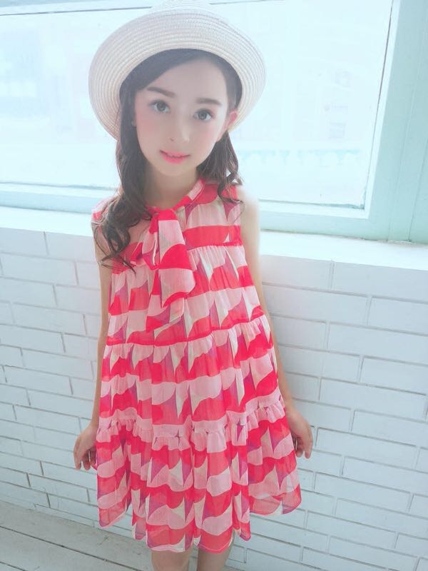 2018夏季新款女童装 思贝秀正品中大童韩版雪纺连衣裙儿童裙子|ruв категории Детская одежда, юбки (новый), платье - от Buy2taobao.com для оказания профессиональной услуги покупки агента Taobao