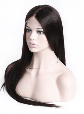 13*4human hair lace frontal wigs 真人发前蕾丝头套假发套直发