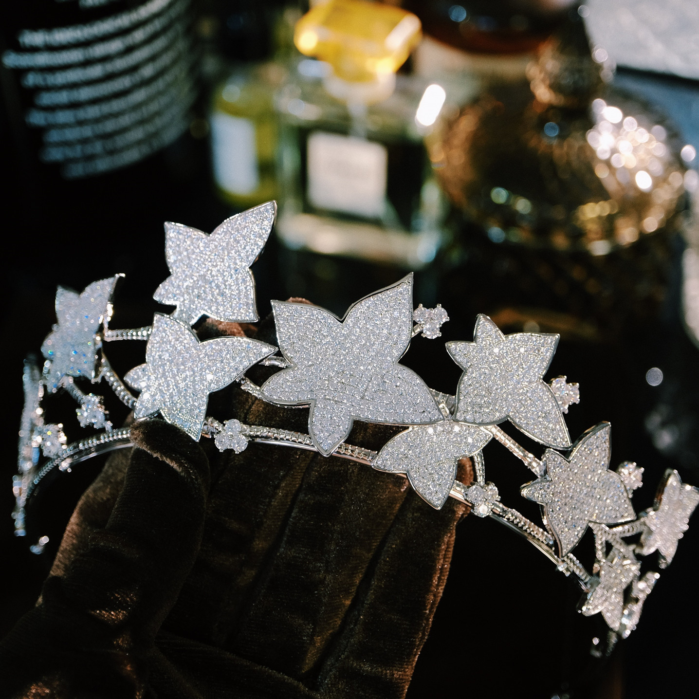 法式仙女森系仙美高级感刘亦菲新娘皇冠星星生日王冠公主婚纱头饰