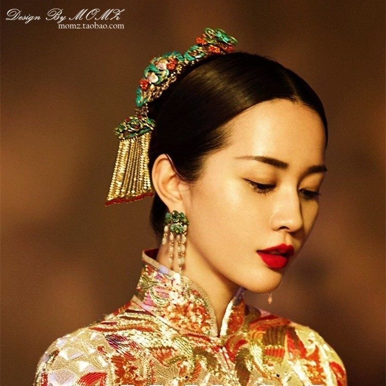 民族风金秀禾头饰奢华新娘凤冠中式中国风大气流苏秀禾服饰品超仙
