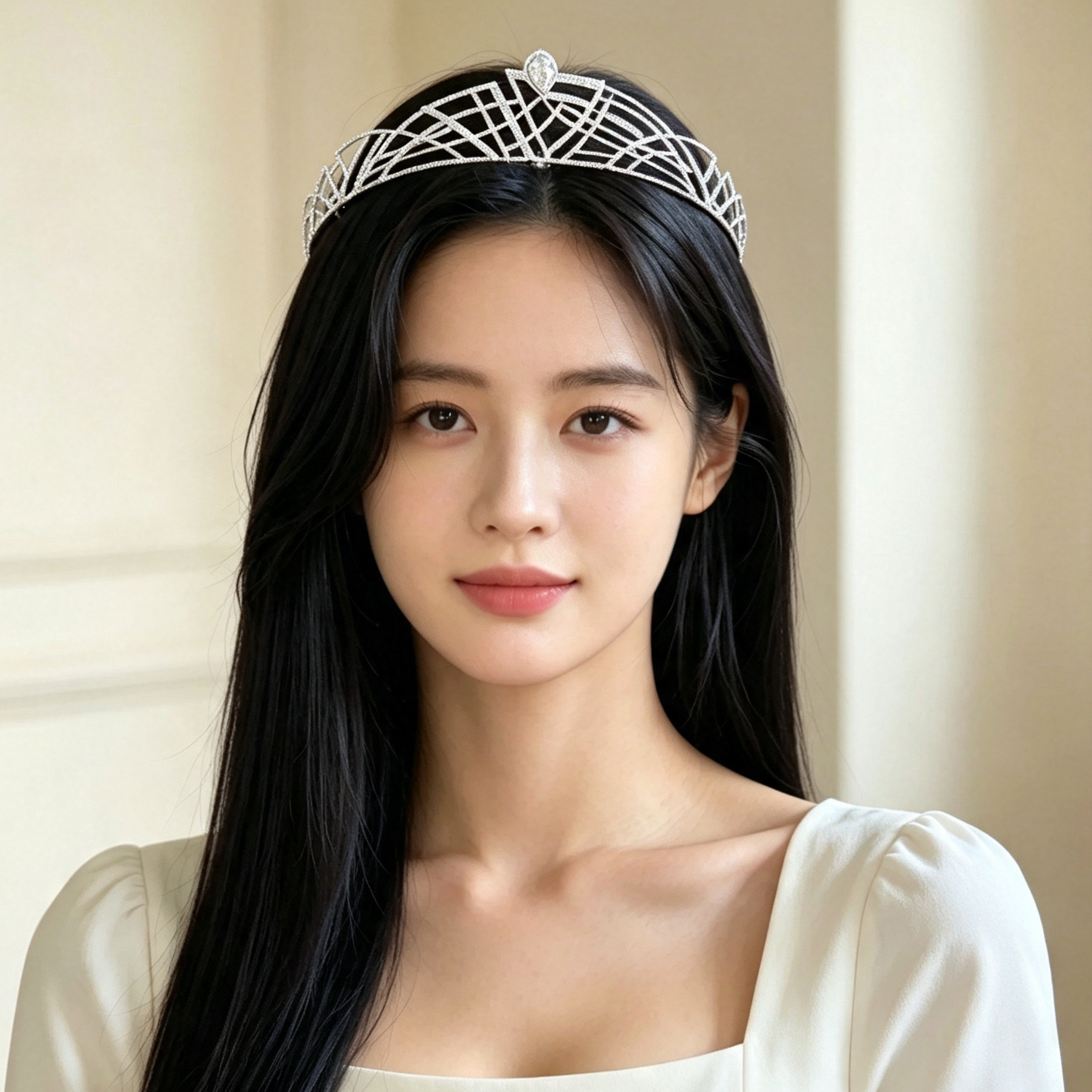 法式公主高级感新娘皇冠头饰婚纱配饰刘亦菲同款生日成人礼王冠女