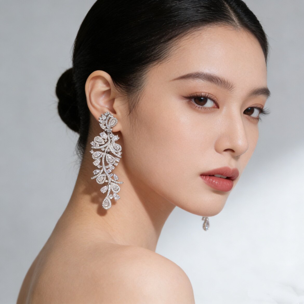 法式复古轻奢流苏耳坠高级感新娘婚纱礼服耳环气质个性时尚小众女