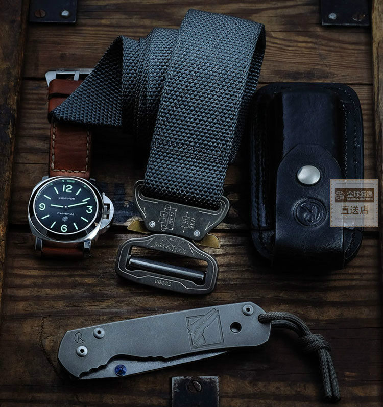 AUSTRIALPIN [잠금 버클] 38|45MM 코브라 버클 총검 전술 벨트 야외 군사 팬 벨트