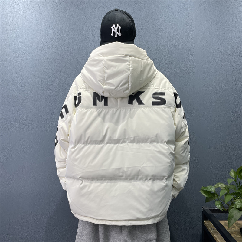 23/冬90%白鸭绒高品质连帽羽绒服潮流大码外套2239-P300,男装羽绒服,电商A171
