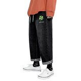 2021春夏新品刺绣直筒牛仔裤男潮流韩版百搭宽松A171-NK6003-P55，男装牛仔裤，电商A171