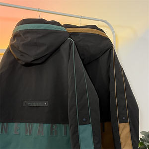 23/冬 90%白鸭绒高品质连帽羽绒服工装外套2337-P330图片