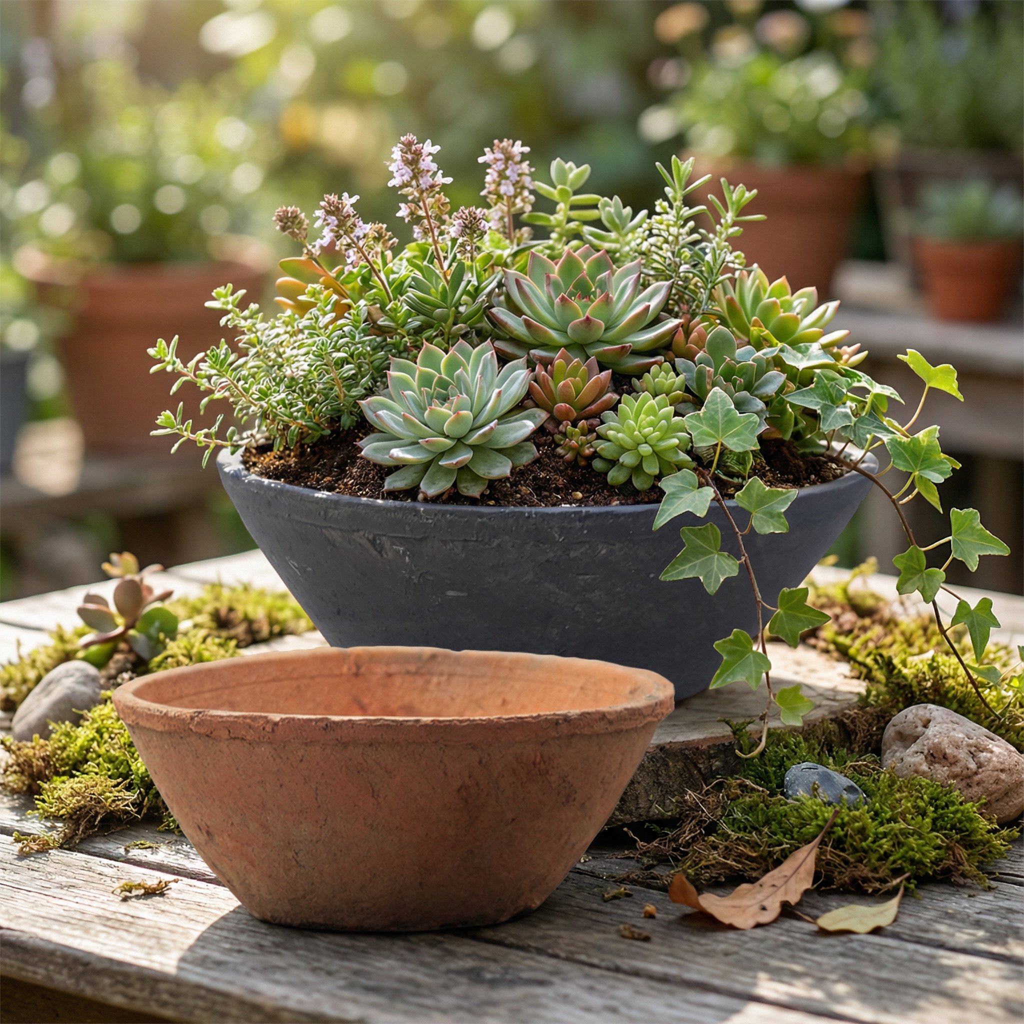 做旧碗盆粗陶气孔不烂根