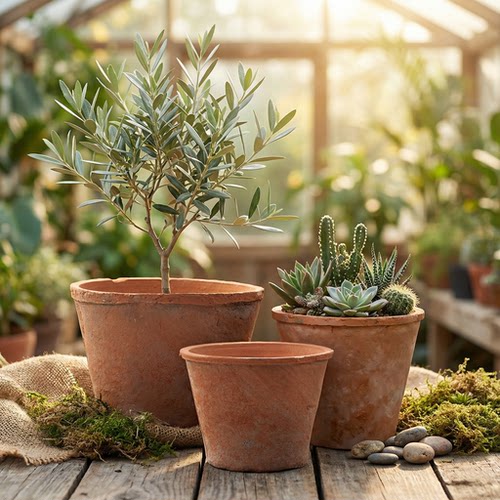 红陶多肉花盆陶瓷陶盆