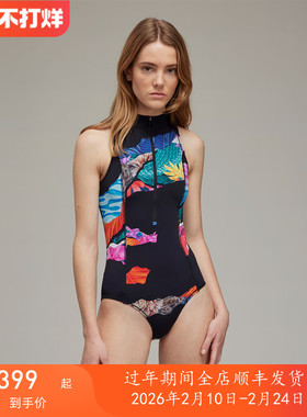 Y-3 CH2 ALLOVER PRINT SWIMSUIT 女子无袖运动连体泳衣 HG8549