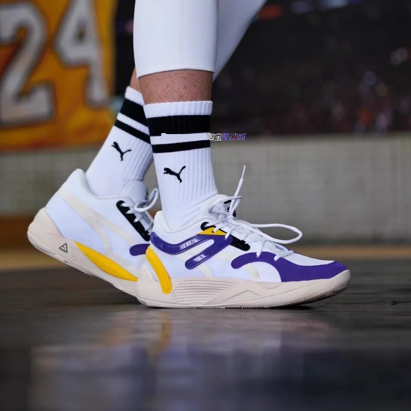 彪马男女防滑耐磨中帮实战篮球鞋