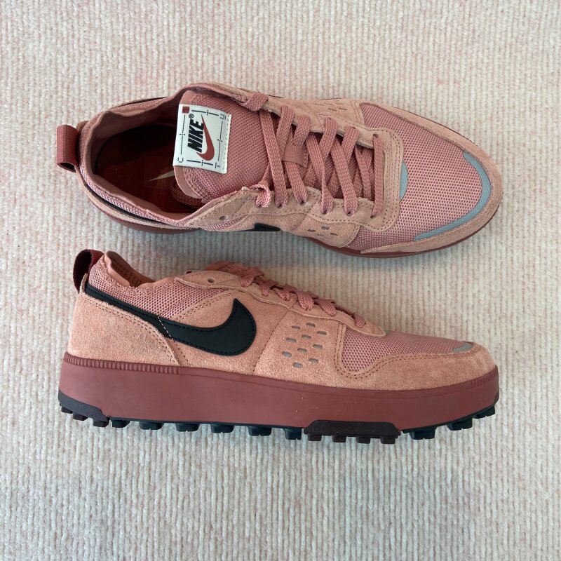 专柜正品/耐克 C1TY 男女经典运动休闲轻便透气翻毛皮板鞋