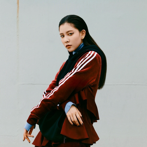 阿迪达斯休闲女子立领夹克外套